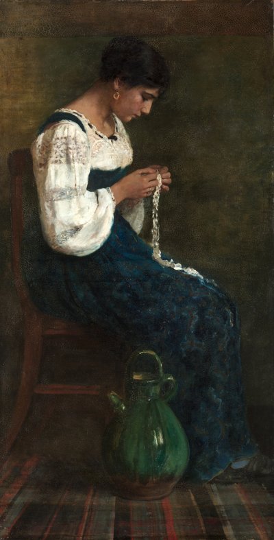 Capri csipkekészítő alkotó: George Bernard Jr Butler