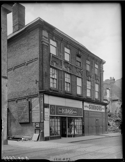 5-5A Fleet Street, Coventry, 1941. alkotó: George Bernard Mason