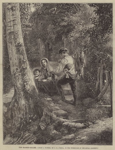 A nyúl-eladó alkotó: George Bernard O