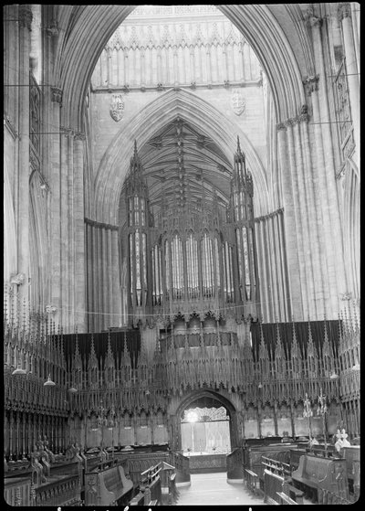 York Minster, Minster Yard, York, 1942. alkotó: George Bernard Wood