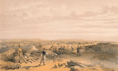 „A 4. hadosztály tábora”, 1856 alkotó: George Brackenbury