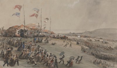 Hastings Races alkotó: George Bryant Campion