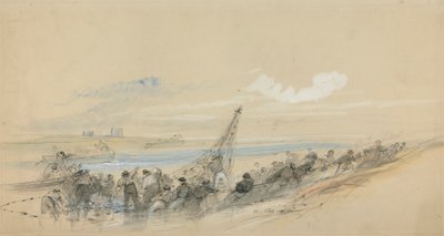 Vontatás a hálóban alkotó: George Bryant Campion