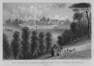 The House of Correction, stb Devon megyében, Exeterben (metszet) alkotó: George Bryant Campion
