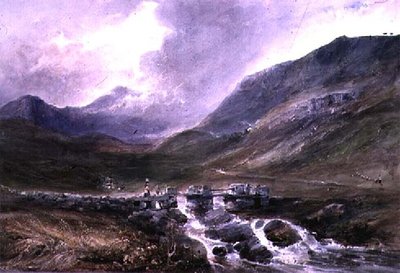 Walesi hegyi jelenet alkotó: George Bryant Campion