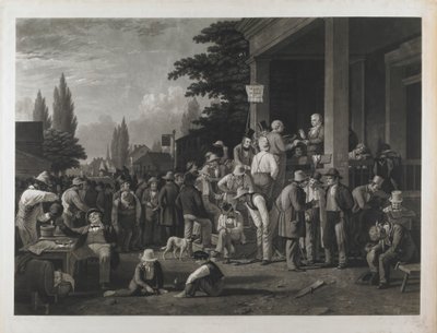 17. bizonyíték a megyei választásból alkotó: George Caleb Bingham