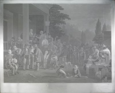 Acéllemez a „megyei választáshoz” alkotó: George Caleb Bingham