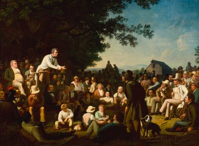 Stump beszél alkotó: George Caleb Bingham