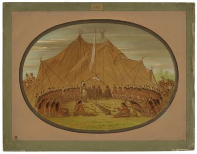 Kutya lakoma - sziúk alkotó: George Catlin