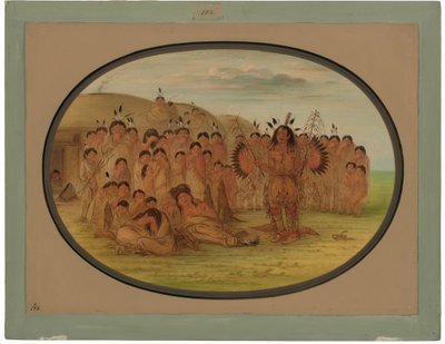 Egy mandani gyógyszerész alkotó: George Catlin