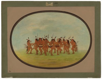Szórakoztató tánc - sziú alkotó: George Catlin