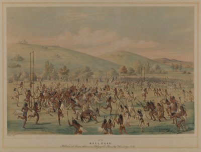Ball Play (La Crosse) alkotó: George Catlin