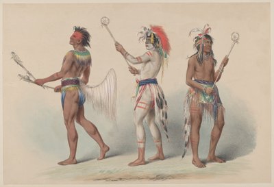 Labdajátékosok alkotó: George Catlin
