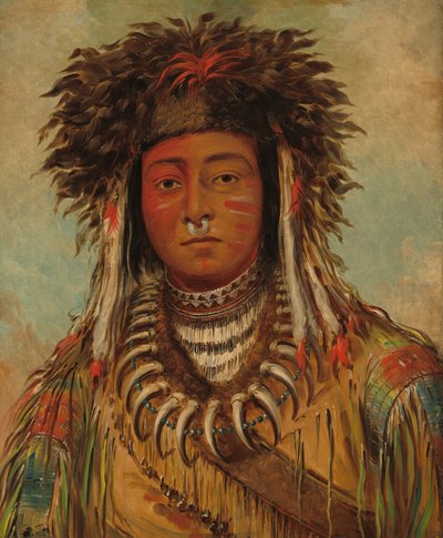 Boy Chief - Ojibbeway alkotó: George Catlin