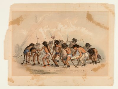 Bölény tánc No.8 alkotó: George Catlin