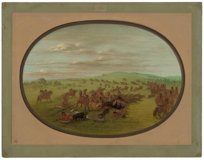 Camanchees mozgó alkotó: George Catlin