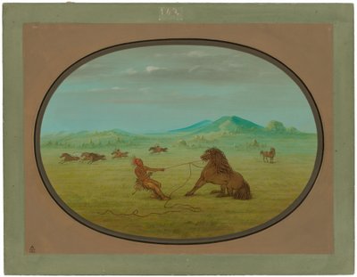 Vadlovak fogása - Pawnee alkotó: George Catlin