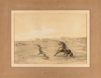 A vadlovak elkapása - nem. 4 alkotó: George Catlin