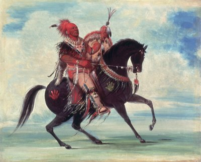 Keokuk főnök alkotó: George Catlin
