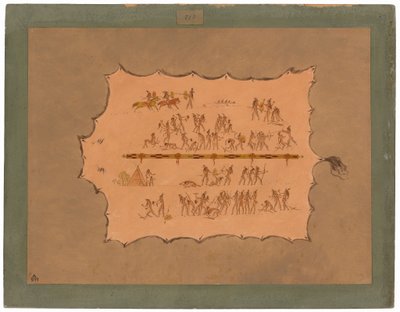 Egy sziú köntös fakszimile alkotó: George Catlin