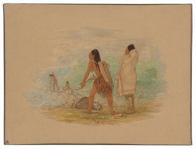 Laposfejű indiánok alkotó: George Catlin