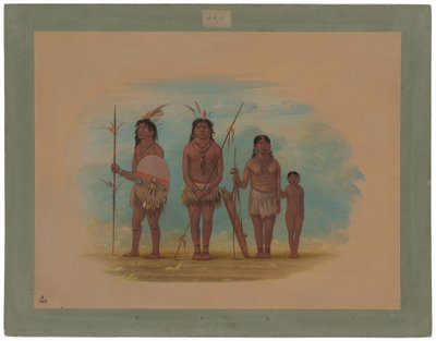 Négy Xingu indián alkotó: George Catlin