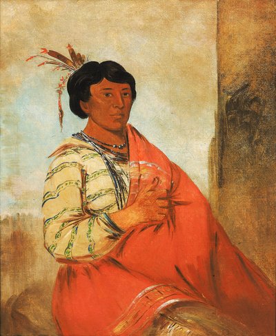 Gaw-záw-que-dung, Aki Hallos alkotó: George Catlin