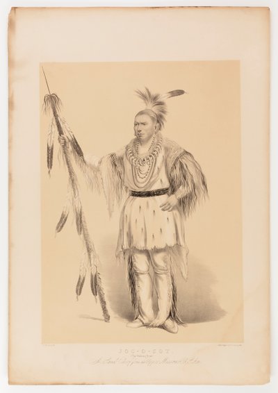 Joc-o-sot, a Sétáló Medve alkotó: George Catlin