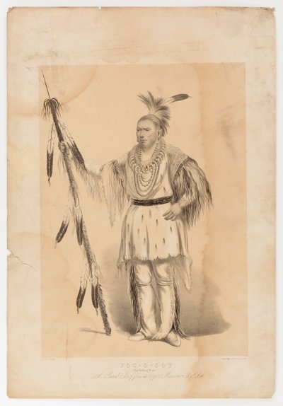 Joc-o-sot, a Sétáló Medve alkotó: George Catlin