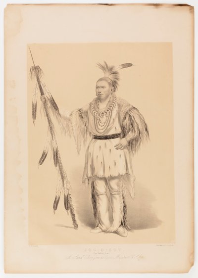 Joc-o-sot, a Sétáló Medve alkotó: George Catlin
