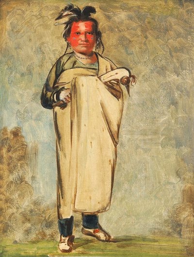 Káw-kaw-ne-chóo-a, a Brave alkotó: George Catlin