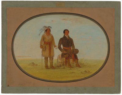 Mohigan főnök és egy misszionárius alkotó: George Catlin