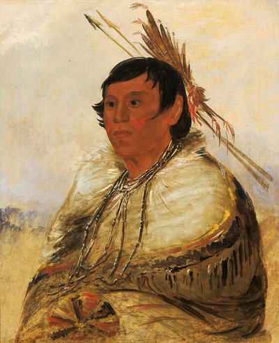 Ni-a-có-mo, Fix With the Foot, a Brave alkotó: George Catlin