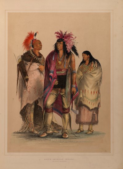 Észak-amerikai indián portfólió alkotó: George Catlin