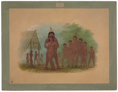 Orejona indiánok alkotó: George Catlin