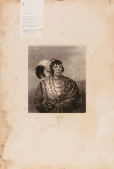 Osceola alkotó: George Catlin
