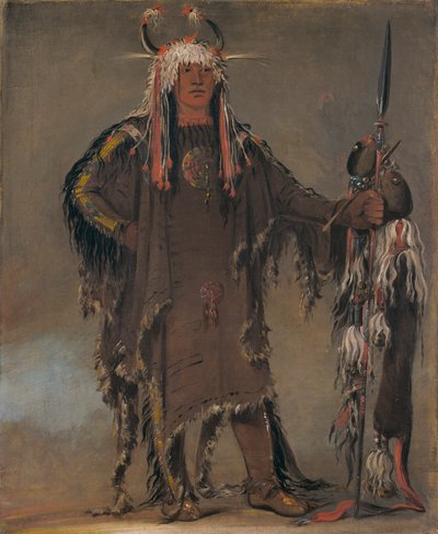 Peh-tó-pe-kiss, Sas bordák, egy piegan törzsfőnök alkotó: George Catlin