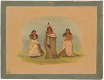 Puncah indiánok alkotó: George Catlin