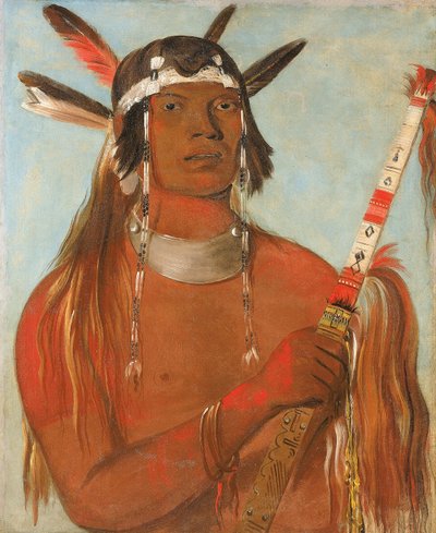 Seehk-hée-da, Egérszínű Toll, nevezetes vitéz alkotó: George Catlin