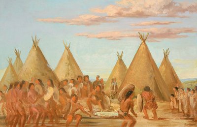 A pajzs elszívása alkotó: George Catlin
