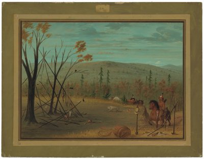 A Cheyenne testvérek visszatérnek az őszi vadászatról alkotó: George Catlin