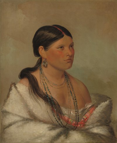 A nőstény sas - Shawano alkotó: George Catlin
