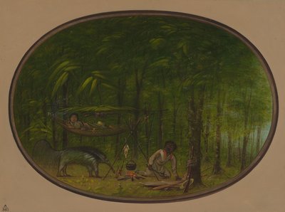 A nagy hangyafaló, 18541869. alkotó: George Catlin
