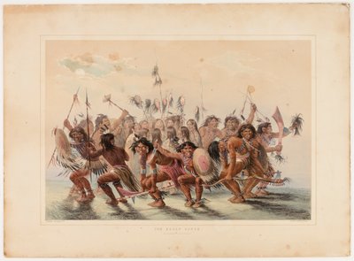 A fejbőr tánca alkotó: George Catlin