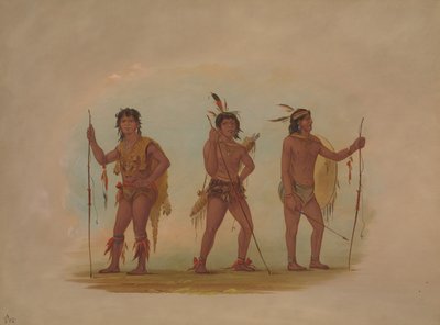 Három téma férfi, alkotó: George Catlin