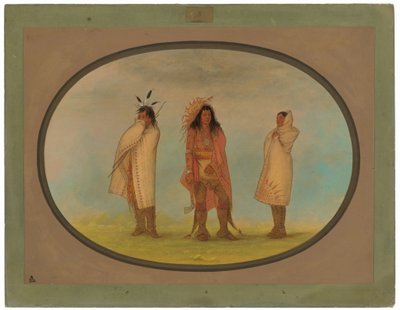 Három irokéz indián alkotó: George Catlin