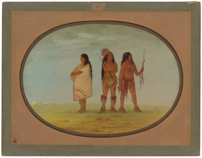 Három navahó indián alkotó: George Catlin