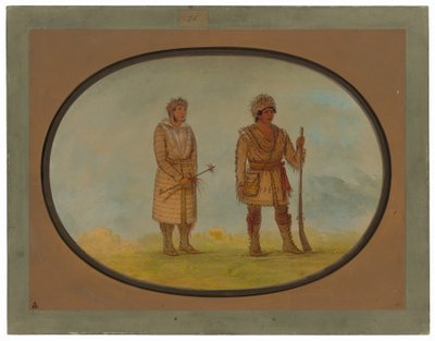 Két Cherokee Chief alkotó: George Catlin