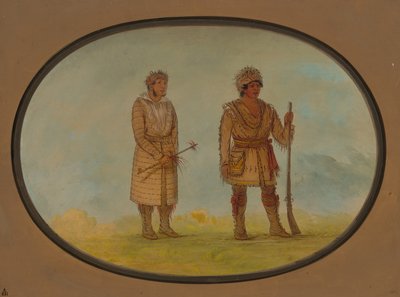 Két Cherokee Chief, 18611869. alkotó: George Catlin