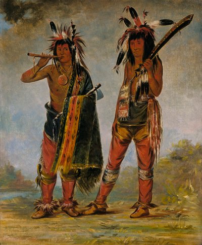 Két fiatalember alkotó: George Catlin
